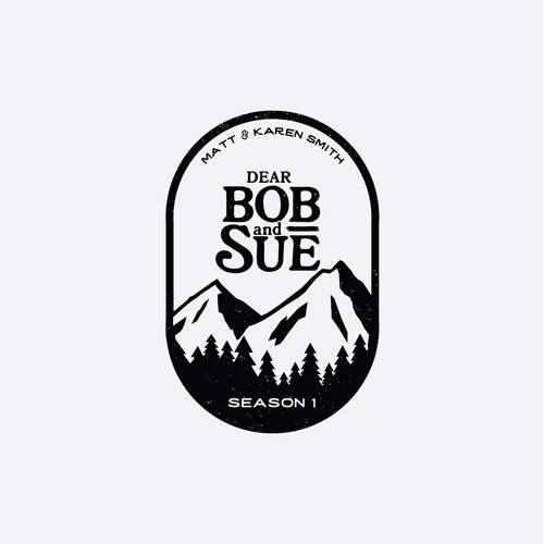 Bob & Sue book logo concept.