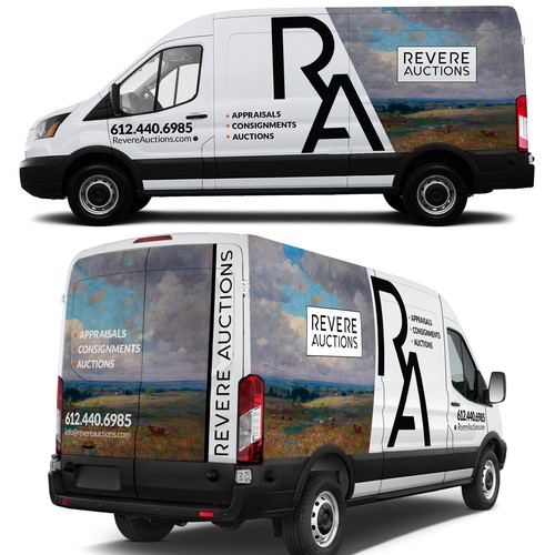 van wrap for RA company