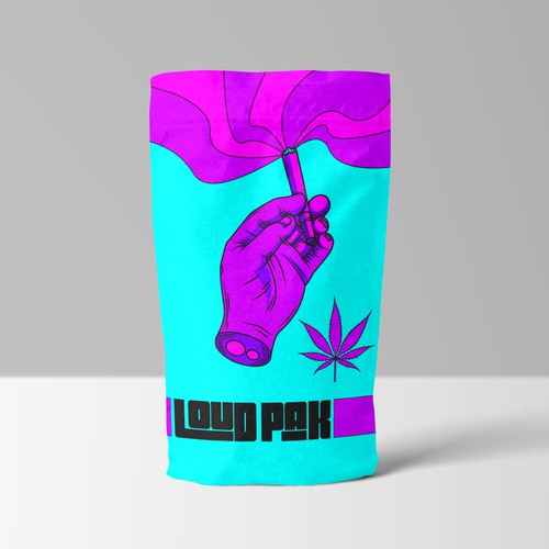 Loud Pak Marijuana Packaging Design Concept