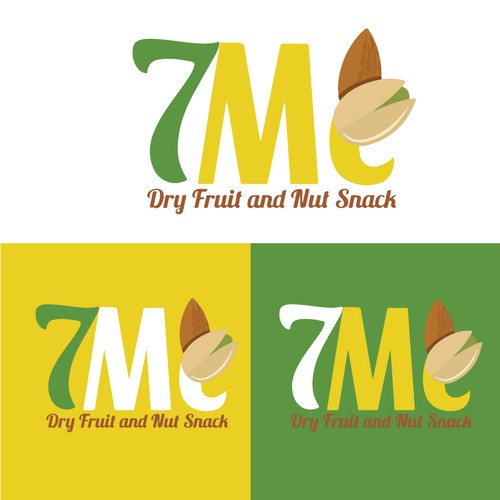 Bold and bright logo for food 
