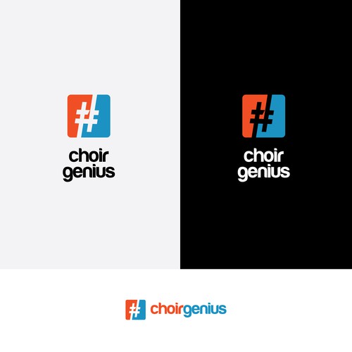 Clear Logo For Choir Genius