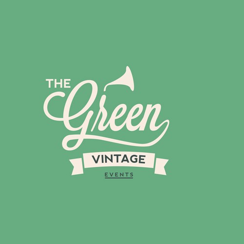 Create vintage logo for one events company