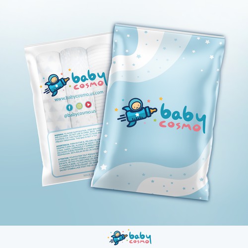 BabyCosmo Vinyl Bag Design