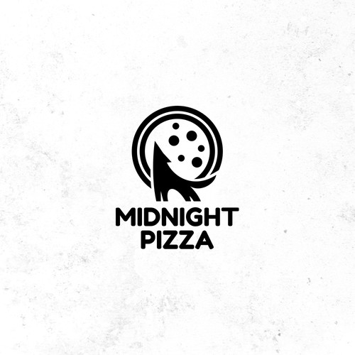 Bold logo for pizza store