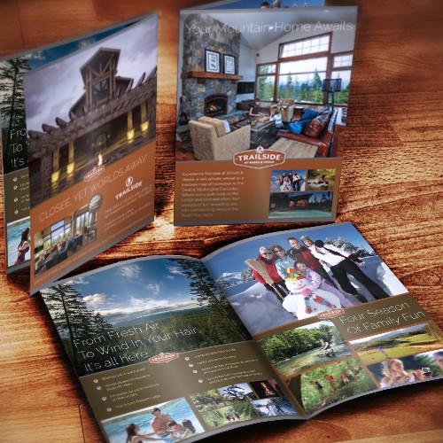 Real Estate Marketing Brochure. All copy, pictures, and design files available and organized