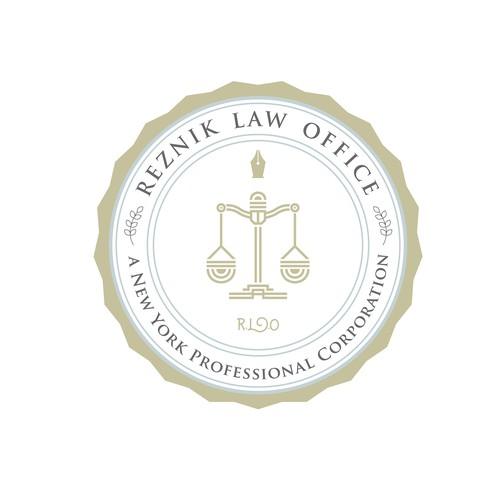 Reznik Law Office Logo Design