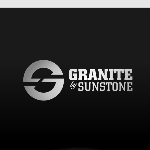 Simple logo design concept for granite by sunstone