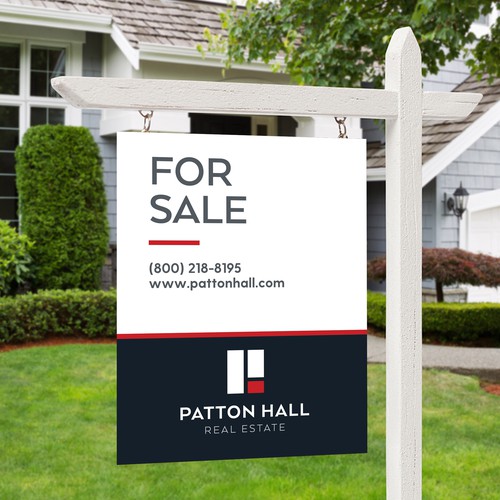 *GUARANTEED* Real Estate Brokerage needs an ORIGINAL, MODERN, MINIMALIST, "FOR SALE" Sign