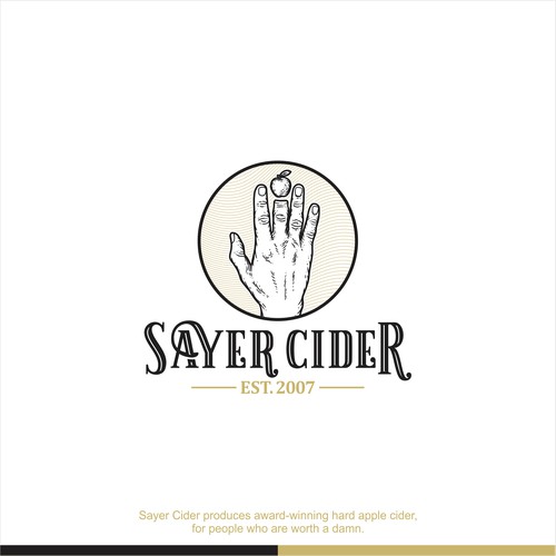 Logo concept for Sayer Cider