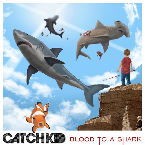 Catch Kid - Blood to a shark ( cover art)