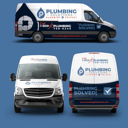 Van Wrap designs Plumbing Solution