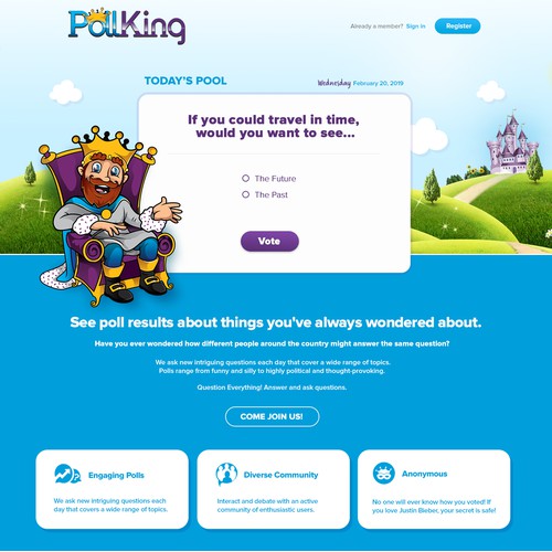 Design for Pollking header