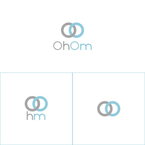 OhOm simple logo design