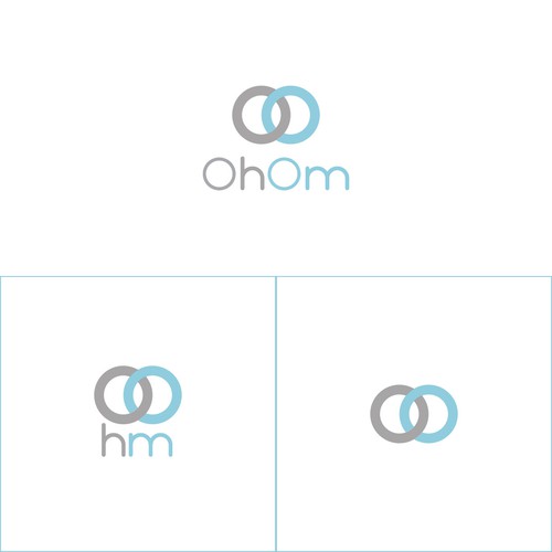OhOm simple logo design