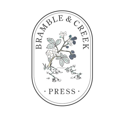vintage logo for a publishing company