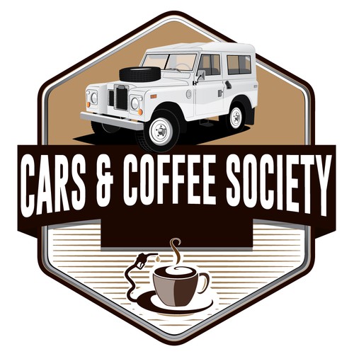 Another T-shirt design for Cars & Coffee Society.