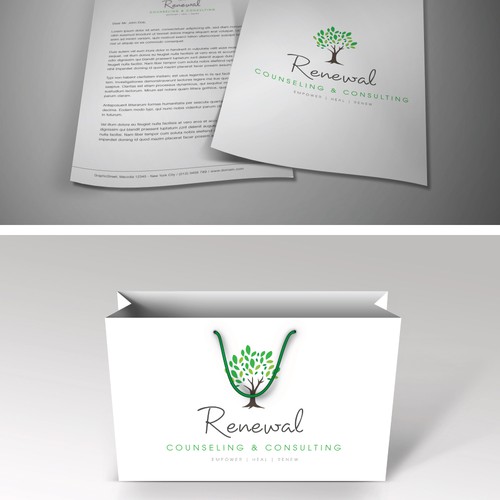 Help Renewal Counseling & Consulting with a new logo