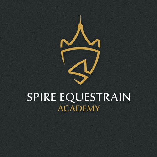 Logo for a wealthy horse riding facility.