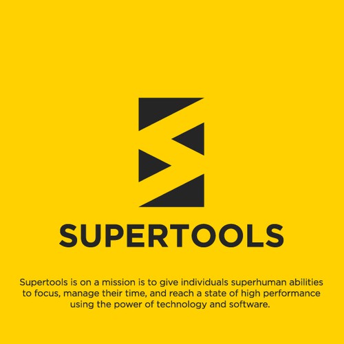 Minimalist Logo Design for Supertools