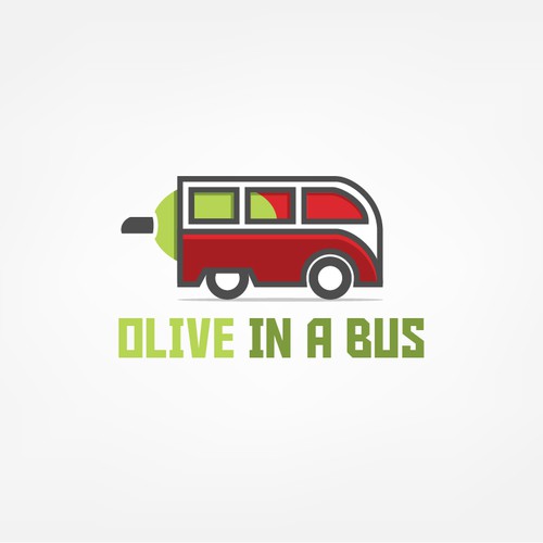 Olive in a Bus - Logo Design