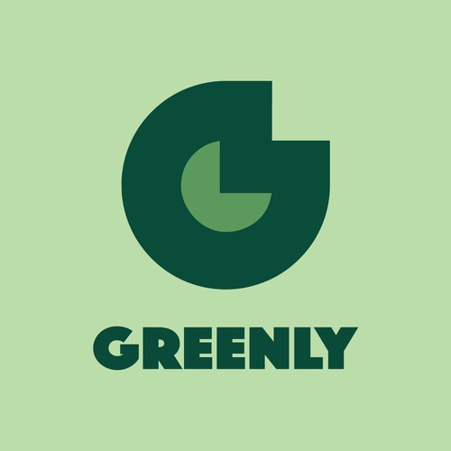 Bold minimalistic logo for Greenly