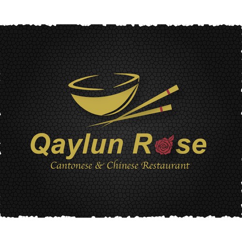 Qaylun Rose Restaurant Logo Concept 1