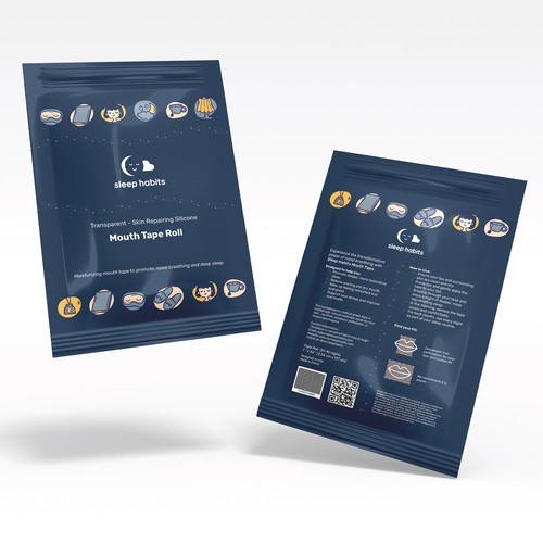 Impactful Pouch Design for World Renowned Sleep Brand -- Sleep Habits!