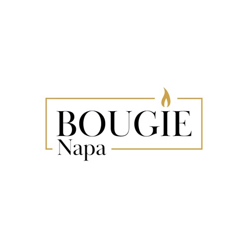 Bougie Napa Logo design 