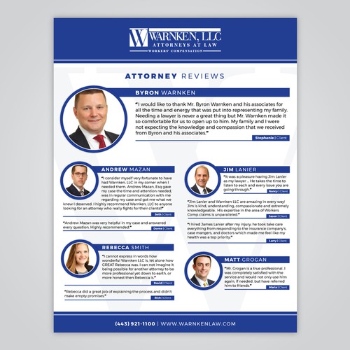 Flyer Design for Attorneys Office