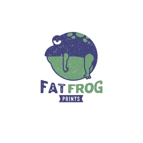 Fat Frog Prints Logo
