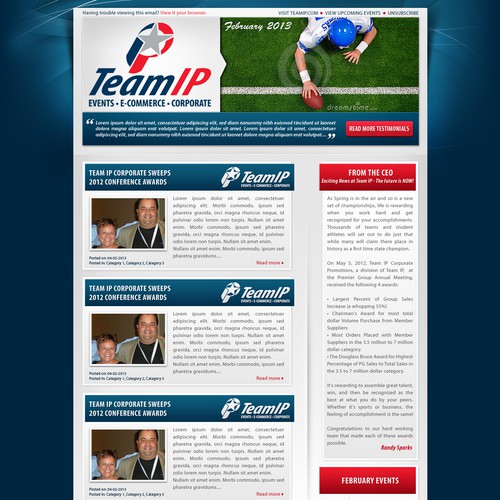 TeamIP needs a new and modern Quarterly Newsletter!