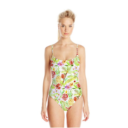 Swimwear Tropical Print  Pattern