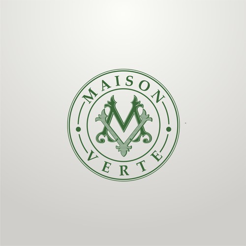 MAISON VERTE MV LOGO