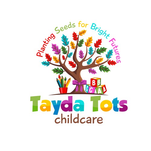 Colorful logo for childcare