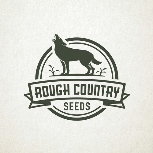 Classic styled logo for a seed company