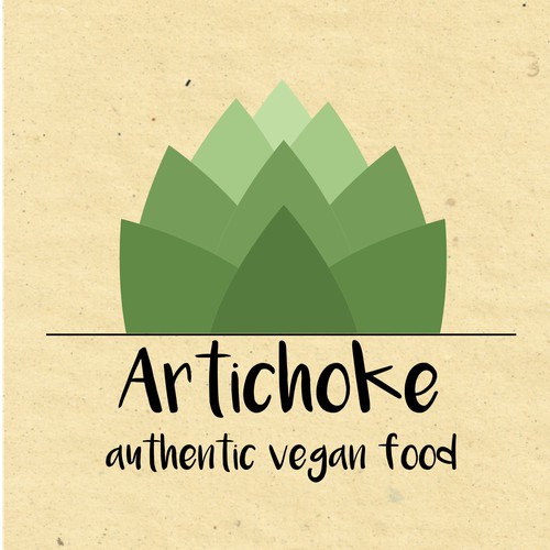 Logo for vegan restaurant