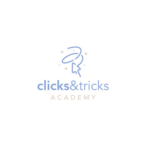 Memorable logo for clicks&tricks.