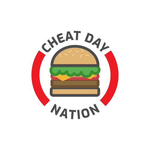 Logo concept for Cheat Day Nation