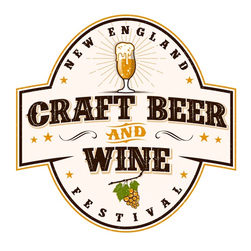 Bold Logo For Beer & Wine Fenstival in England