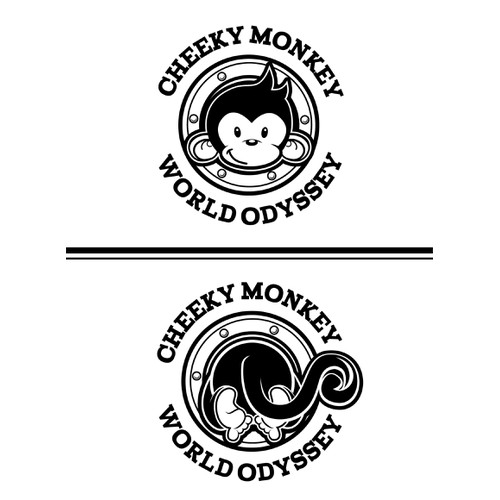 Monkey logo concept