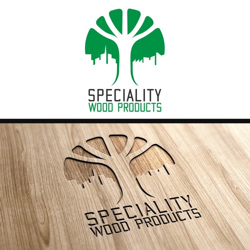 Re-branding a lumberyard in Colorado- new Specialty Wood Products logo!