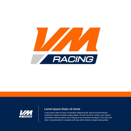 Logo Design for VM Racing Team