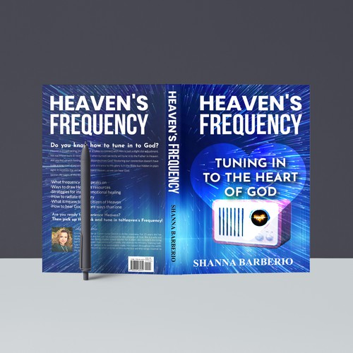 Abstract book cover about heaven and the supernatural