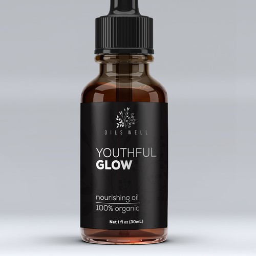 Product label for Youthful Glow