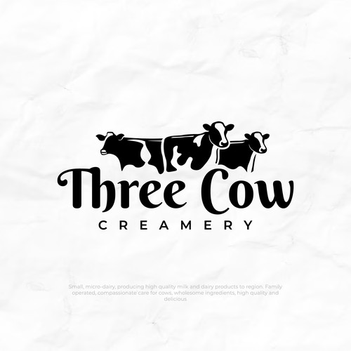 Three Cow Creamery – Wholesome Dairy Branding