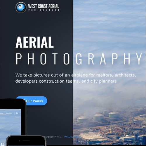 Responsive Web Design for Award-Winning Father-Son Aerial Photography Company