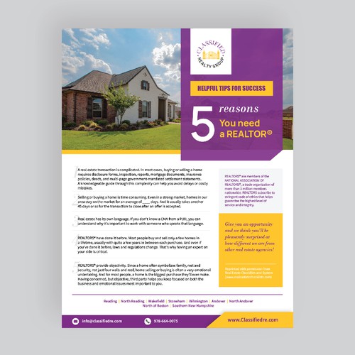 Brochure Design for Real estate company