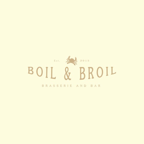 Boil & Broill - Brasserie & Bar logo design