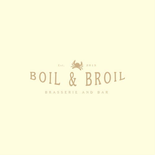 Boil & Broill - Brasserie & Bar logo design