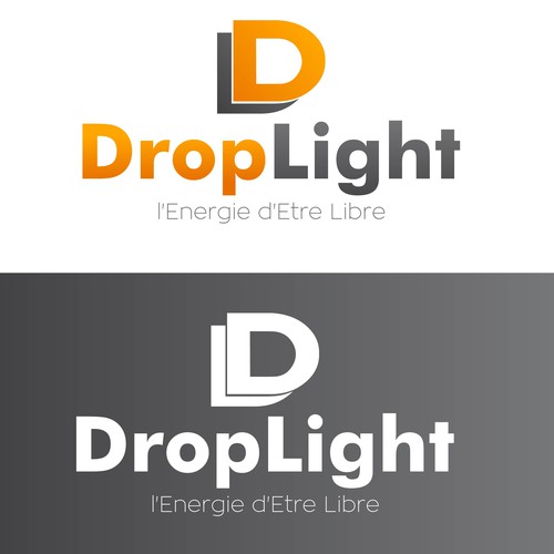 Create a logo linking Green Power, Technology and Freedom, the roots of DropLight